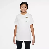 Nike Club Big Kid Unisex Crew Neck Short Sleeve Regular Fit Graphic T-Shirt
