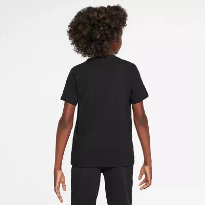 Nike Club Big Kid Unisex Crew Neck Short Sleeve Regular Fit Graphic T-Shirt
