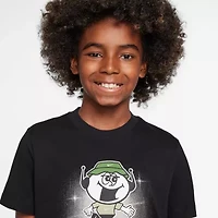 Nike Club Big Kid Unisex Crew Neck Short Sleeve Regular Fit Graphic T-Shirt