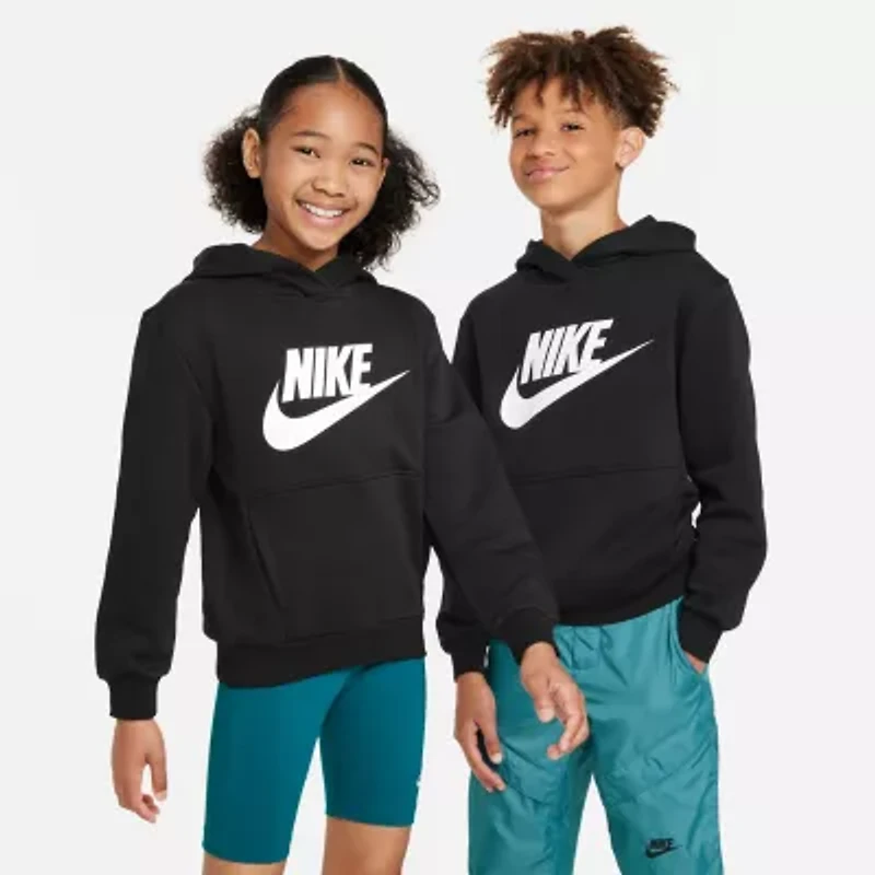 Nike Big Kid Unisex Long Sleeve Fleece Hoodie