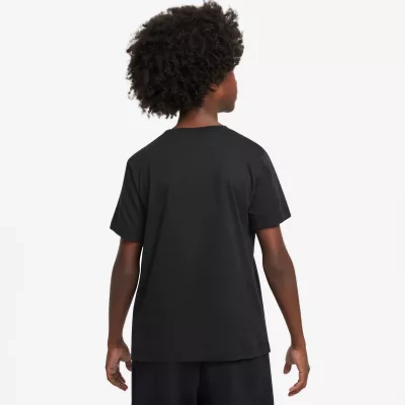 Nike Futura Big Kid Unisex Crew Neck Short Sleeve Regular Fit Graphic T-Shirt