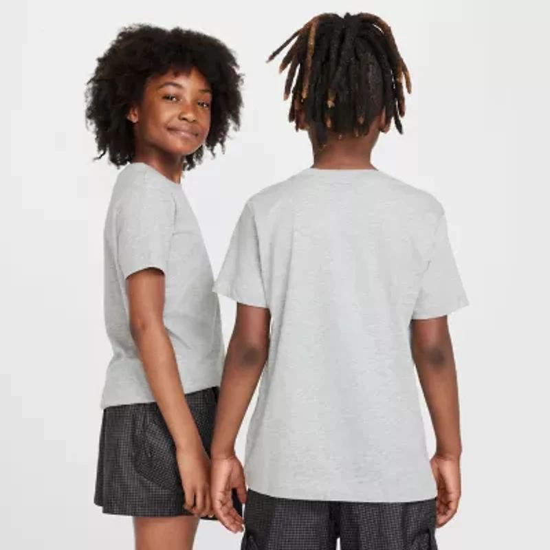 Nike Futura Big Kid Unisex Crew Neck Short Sleeve Regular Fit Graphic T-Shirt