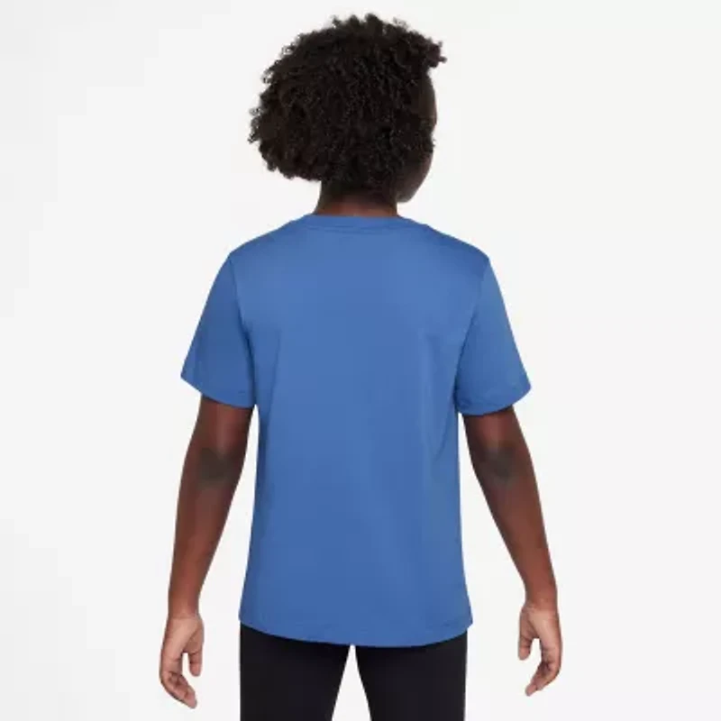 Nike Futura Big Kid Unisex Crew Neck Short Sleeve Regular Fit Graphic T-Shirt