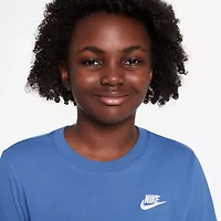 Nike Futura Big Kid Unisex Crew Neck Short Sleeve Regular Fit Graphic T-Shirt