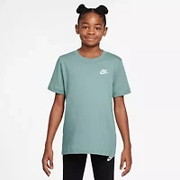 Nike Futura Big Kid Unisex Hooded Short Sleeve Regular Fit Graphic T-Shirt