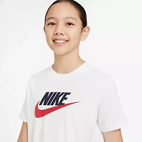 Nike Futura Big Kid Unisex Crew Neck Short Sleeve Regular Fit Graphic T-Shirt