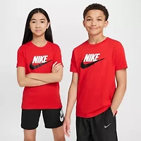 Nike Futura Big Kid Unisex Crew Neck Short Sleeve Regular Fit Graphic T-Shirt
