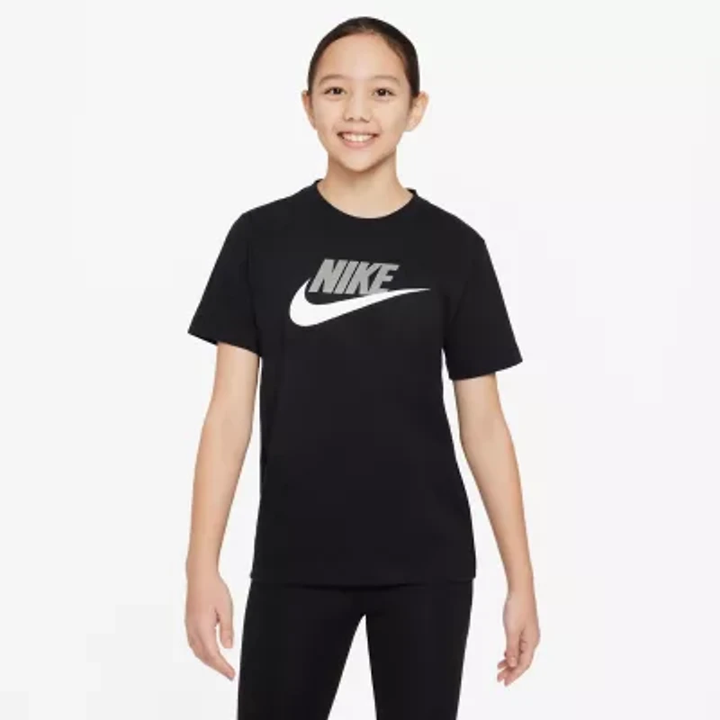 Nike Futura Big Kid Unisex Crew Neck Short Sleeve Regular Fit Graphic T-Shirt