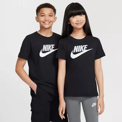 Nike Futura Big Kid Unisex Crew Neck Short Sleeve Regular Fit Graphic T-Shirt