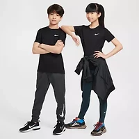 Nike Big Kid Unisex Crew Neck Short Sleeve Regular Fit Graphic T-Shirt