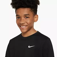 Nike Big Kid Unisex Crew Neck Short Sleeve Regular Fit Graphic T-Shirt