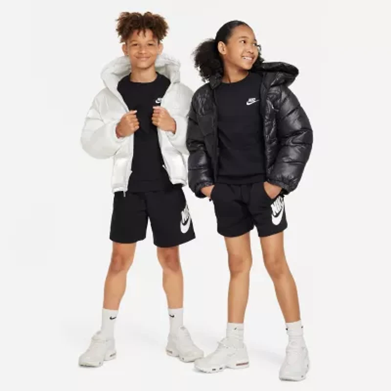 Nike Club Big Kid Unisex Crew Neck Fleece Long Sleeve Sweatshirt