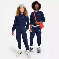 Nike Club Big Kid Unisex Crew Neck Fleece Long Sleeve Sweatshirt