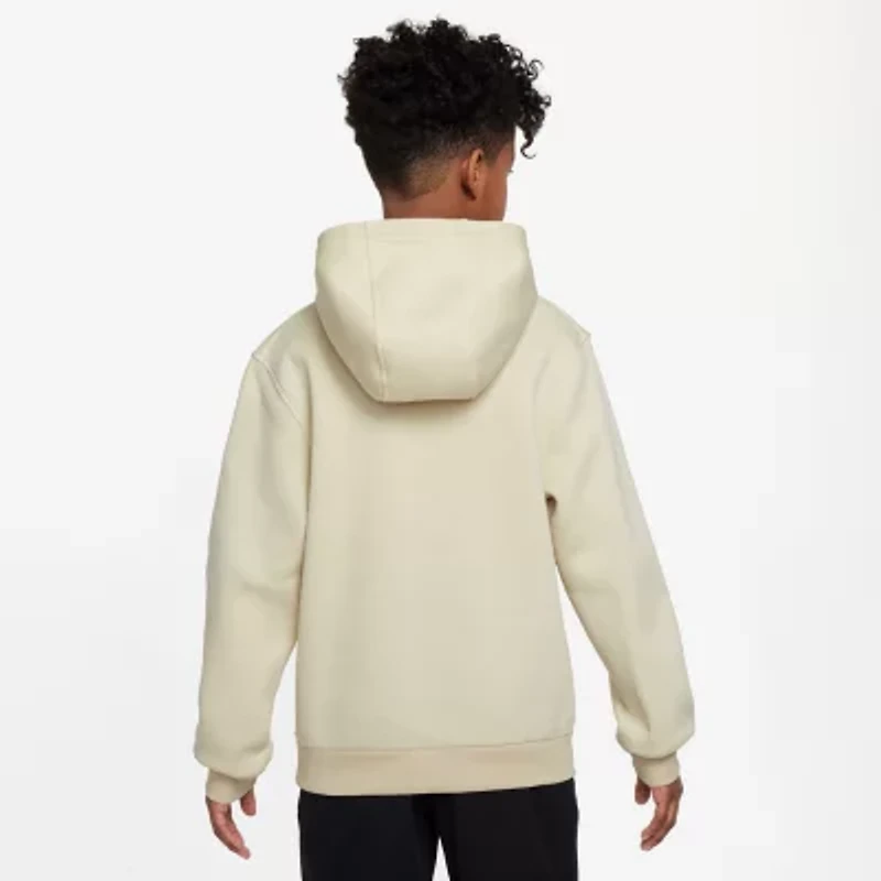 Nike Club Waffle Big Kid Unisex Long Sleeve Fleece Hoodie