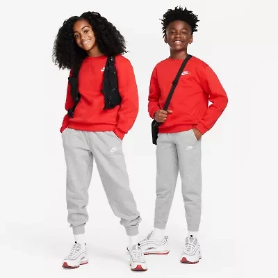 Nike Club Big Kid Unisex Cuffed Regular Fit Fleece Jogger Pant