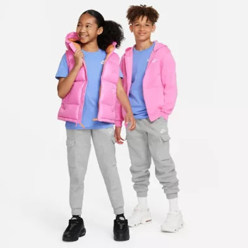 Nike Club Big Kid Unisex Cuffed Active Fleece Cargo Pant