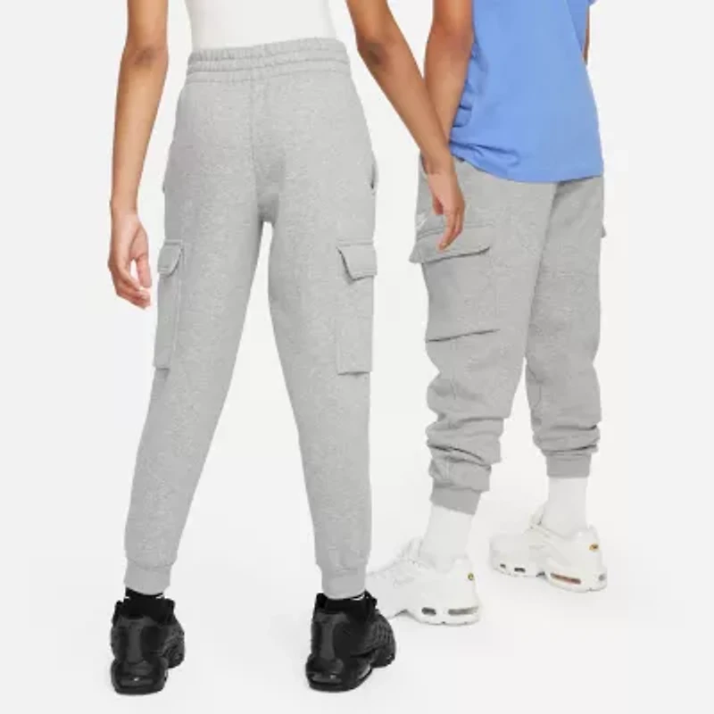 Nike Club Big Kid Unisex Cuffed Active Fleece Cargo Pant