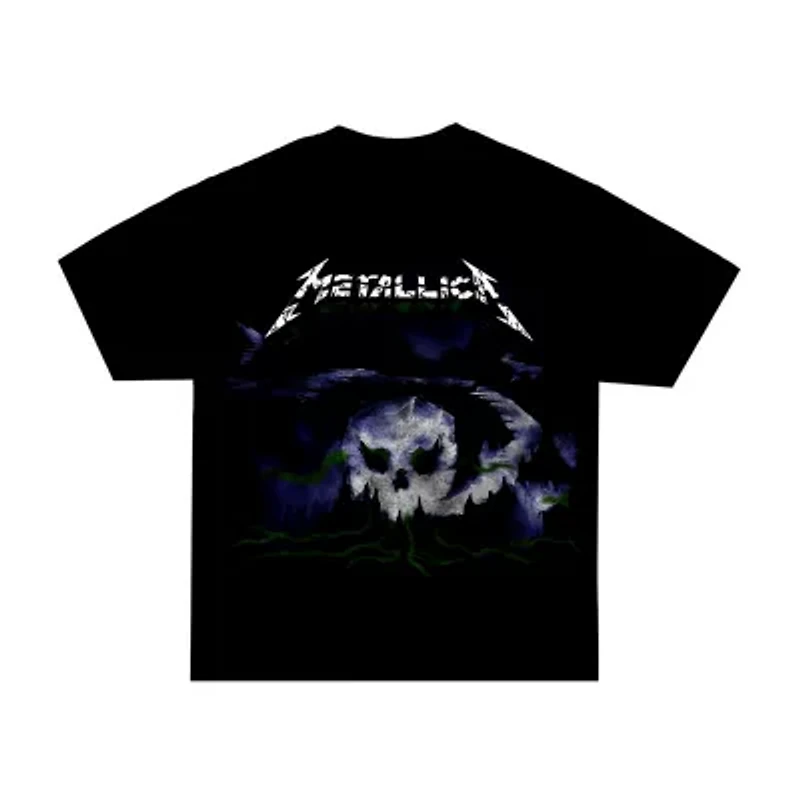 Mens Short Sleeve Metallica Graphic T-Shirt