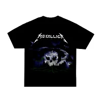 Mens Short Sleeve Metallica Graphic T-Shirt