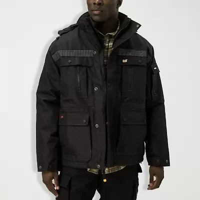 CAT Heavy Insulated Mens Hooded Water Resistant Heavyweight Parka