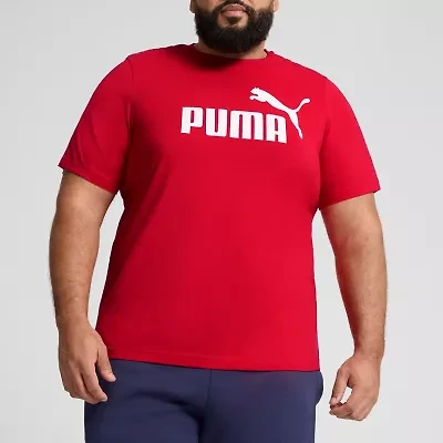PUMA Mens Crew Neck Short Sleeve Regular Fit Big and Tall Graphic T-Shirt