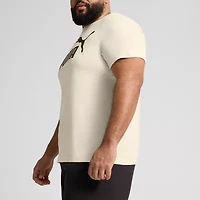 PUMA Mens Crew Neck Short Sleeve Regular Fit Big and Tall Graphic T-Shirt