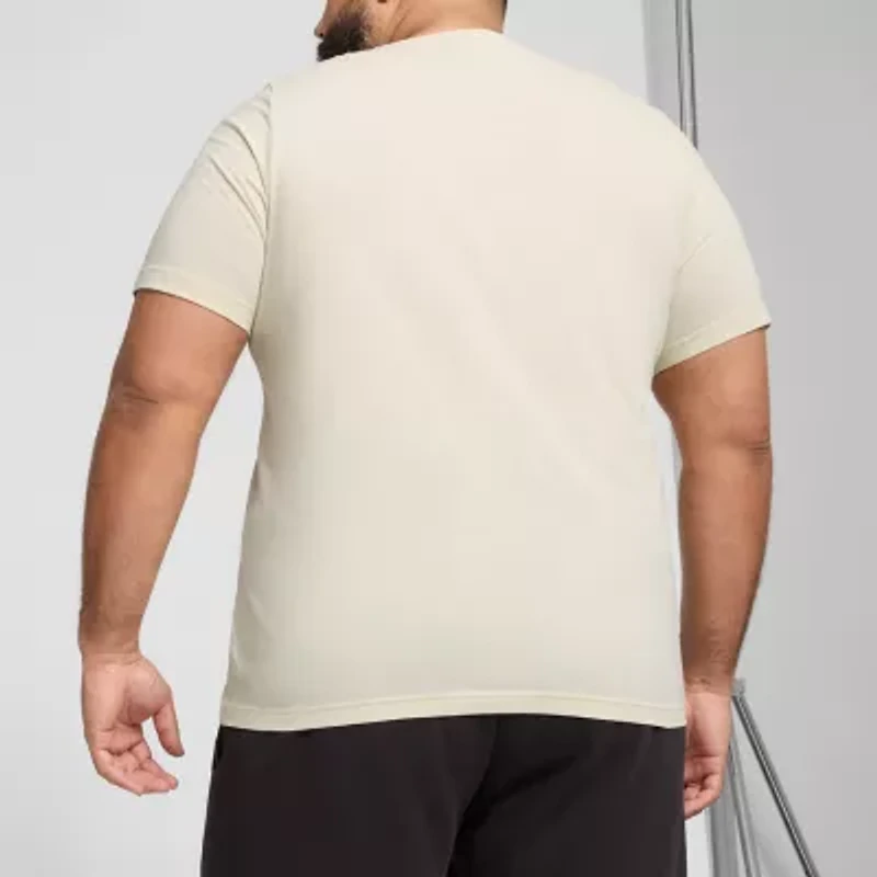 PUMA Mens Crew Neck Short Sleeve Regular Fit Big and Tall Graphic T-Shirt