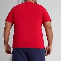 PUMA Mens Crew Neck Short Sleeve Regular Fit Big and Tall Graphic T-Shirt
