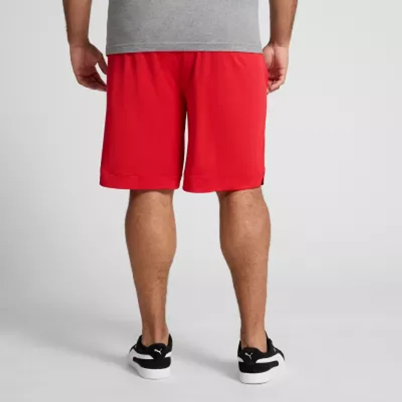 PUMA Mens Big and Tall Mid Rise 10" Basketball Short
