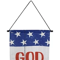 Northlight 71in Set Of 2 Stars And Stripes "I Heart Usa" And "God Bless America" 2-pc. Wall Sign