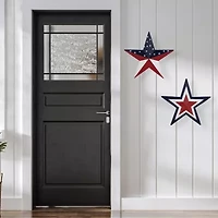 Northlight 15in Star Americana Metal Wall Art