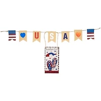Northlight 30.5in Usa Summer Fun Welcome Americana Print