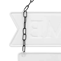 Northlight 19.5in " Welcome" Metal Wall Sign