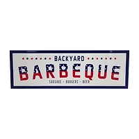 Northlight 23in Backyard Barbeque Wall Sign