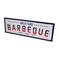 Northlight 23in Backyard Barbeque Wall Sign