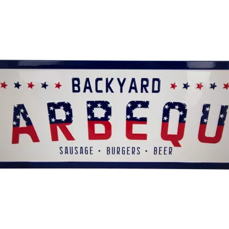 Northlight 23in Backyard Barbeque Wall Sign