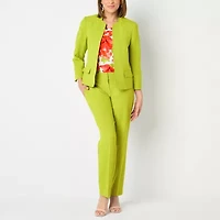 Black Label by Evan-Picone Womens Classic Fit Straight Suit Pant