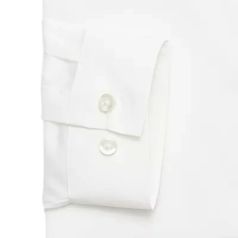 J. Ferrar Ultra Comfort Mens Slim Fit Easy Care Stretch Fabric Long Sleeve Dress Shirt
