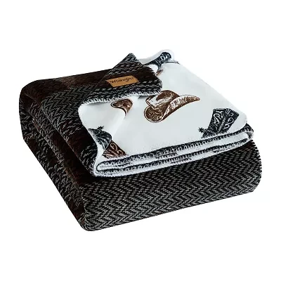 Wrangler Midweight Striped Blanket