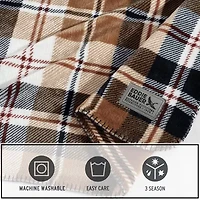 Eddie Bauer Midweight Plaid Blanket