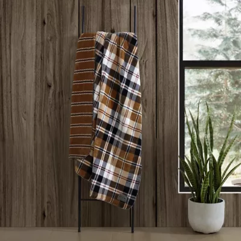 Eddie Bauer Midweight Plaid Blanket