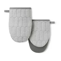 Martha Stewart Honeycomb Quilted 2-pc. Mini Oven Mitt Set