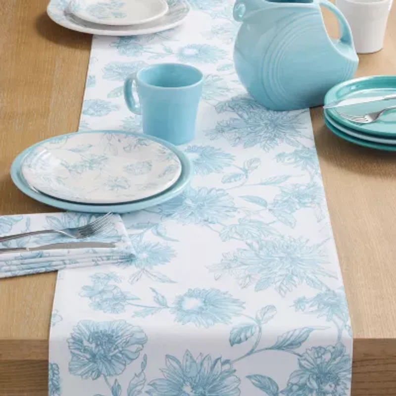 Fiesta Botanical Floral Table Runner