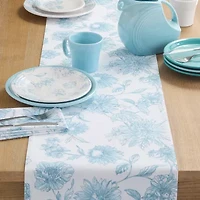 Fiesta Botanical Floral Table Runner