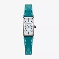 Citizen Womens Green Leather Strap Watch Eg7120-00a