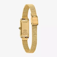 Citizen Womens Gold Tone Stainless Steel Bracelet Watch Eg7128-59e