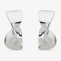 Worthington Womens 27.9mm Hoop Earrings