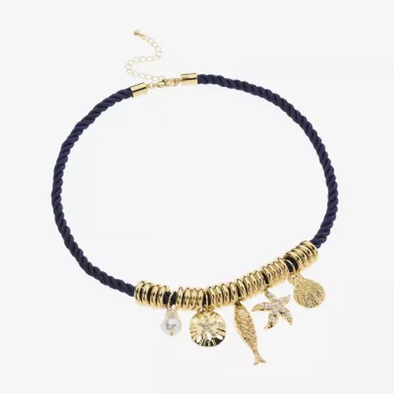 Bijoux Bar Womens 21 Inch Statement Necklace