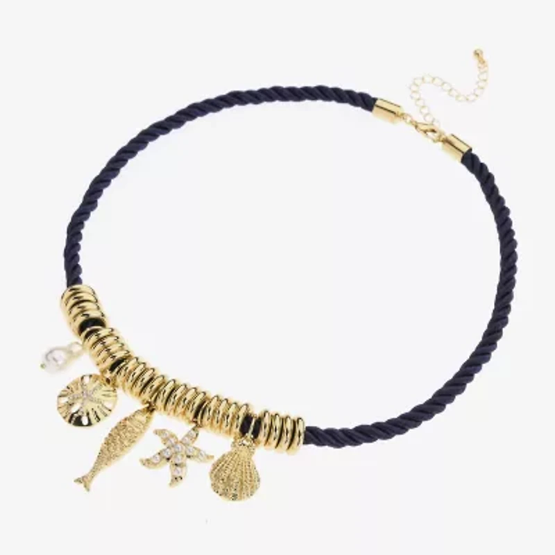 Bijoux Bar Womens 21 Inch Statement Necklace