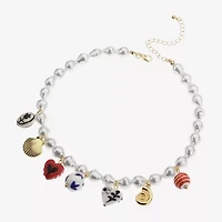 Bijoux Bar Womens 17 1/2 Inch Statement Necklace